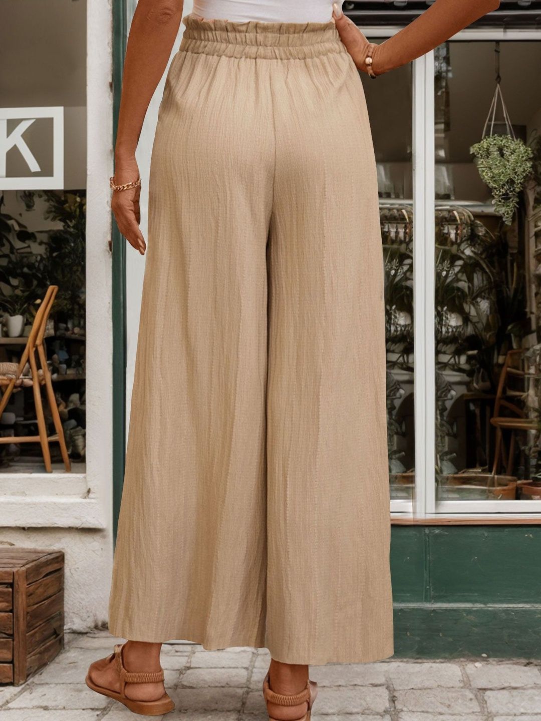 Women Loose Fit Non Iron Trousers
