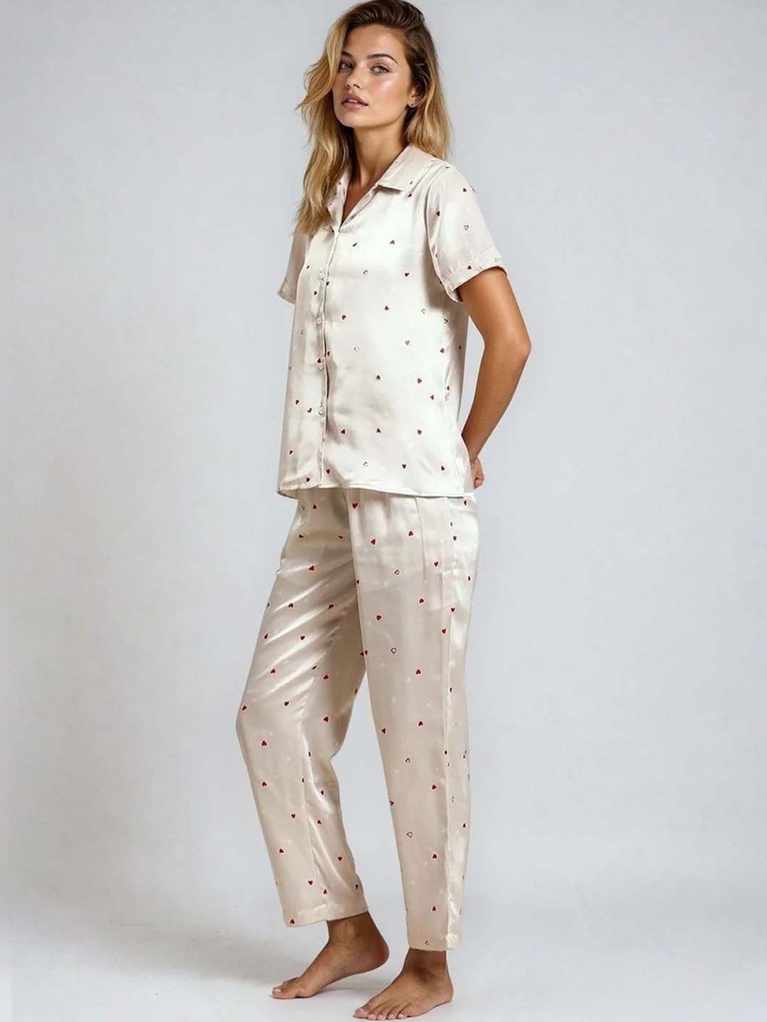 NOWI Women Printed Night suit