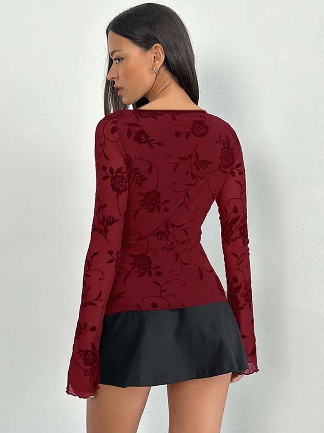 NOWI Floral Print Top