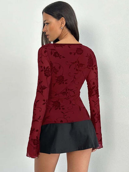 NOWI Floral Print Top