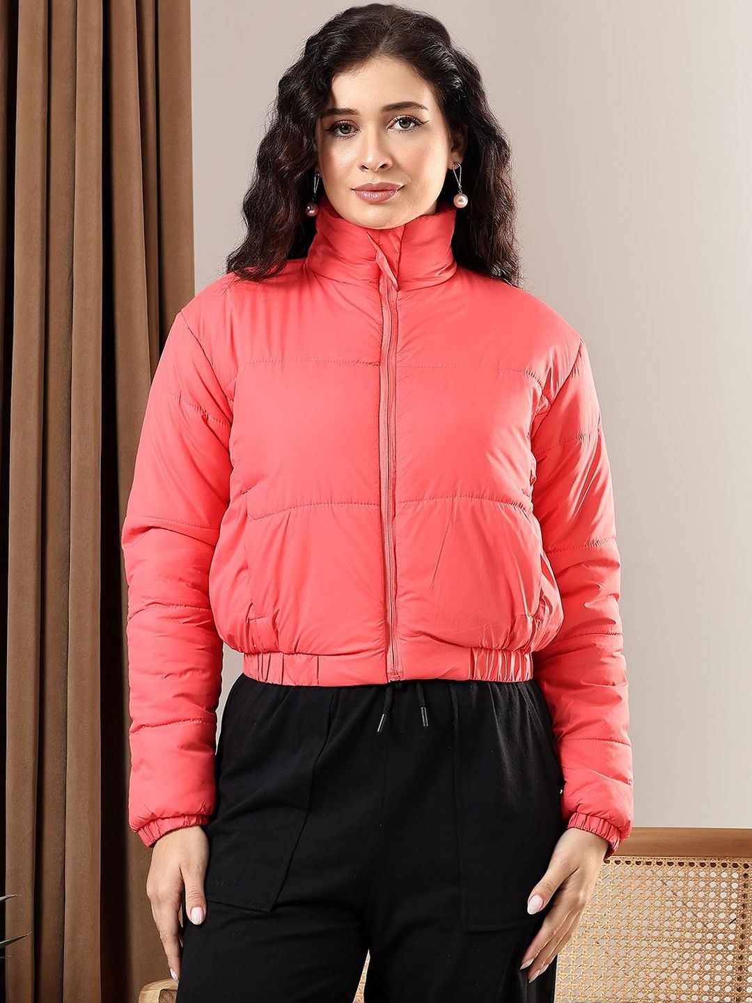 NOWI Women Lightweight Crop Puffer Jacket