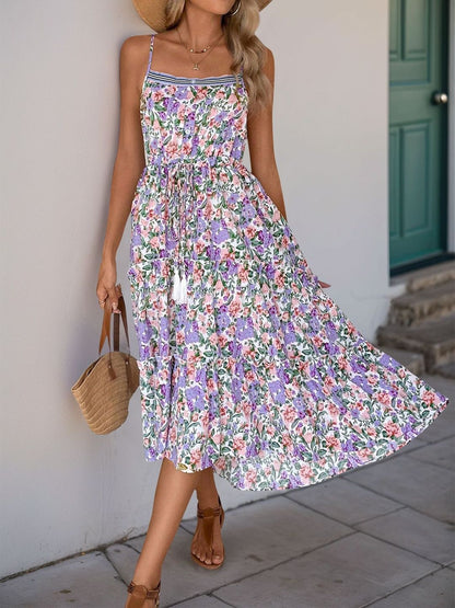 Floral Print Maxi Midi Dress