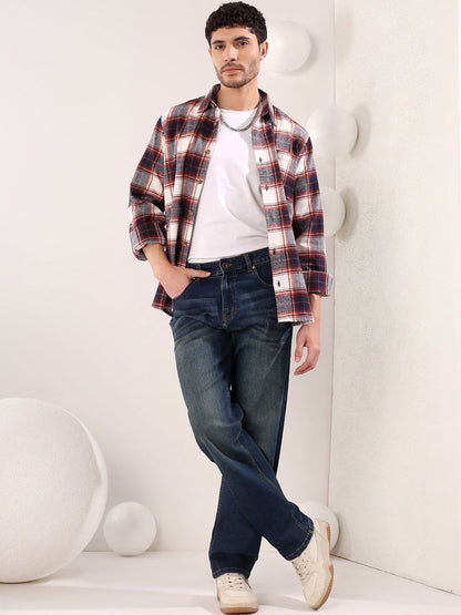 Men Regular Fit Mid-Rise Light Fade Jeans