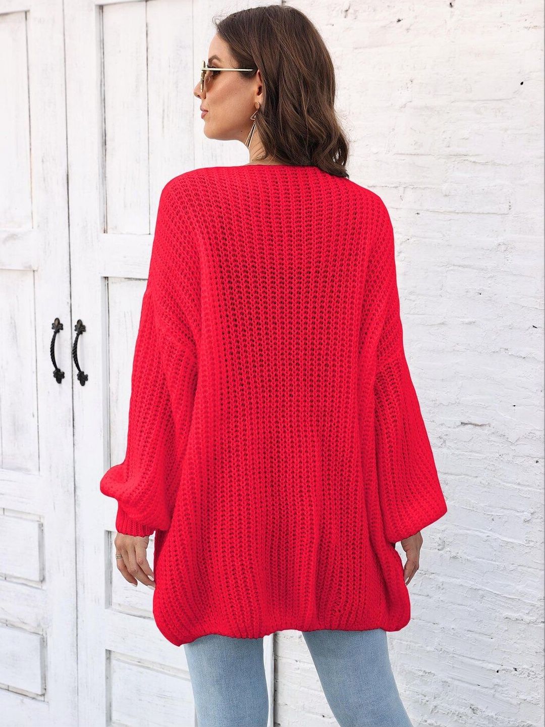 Women Ribbed Cardigan