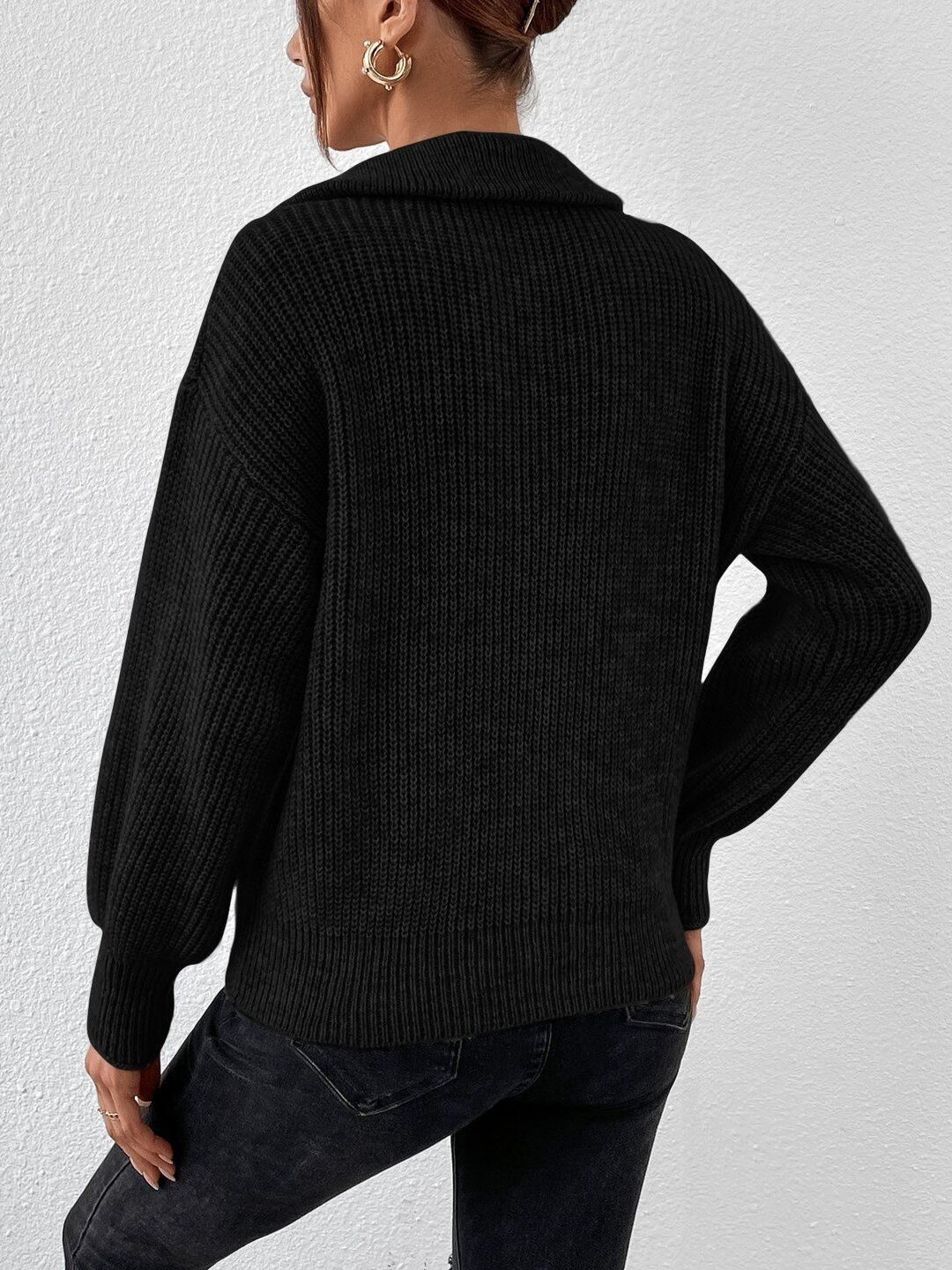 Women Ribbed Pullover