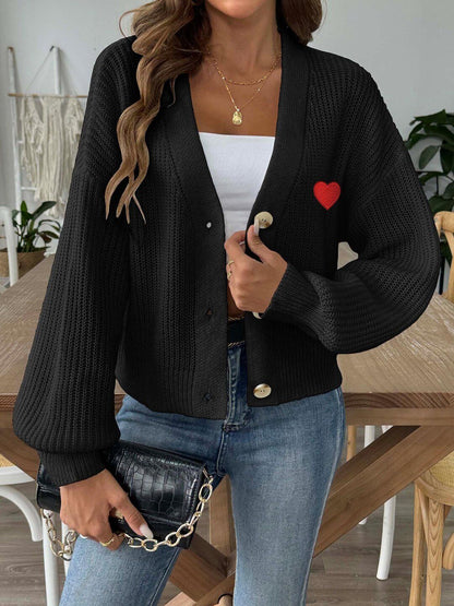 Women Cardigan with Embroidered Detail