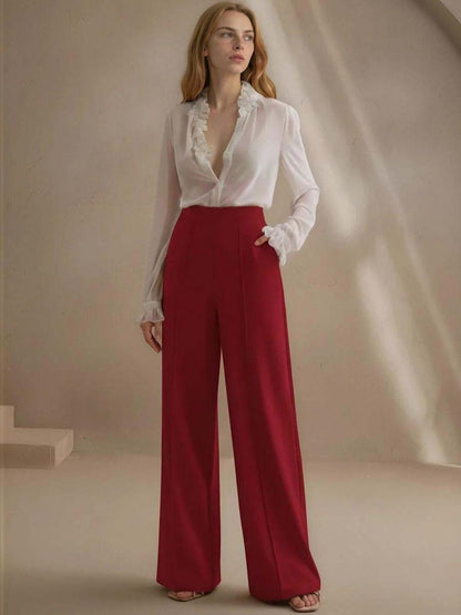 Women Wrinkle Free Trousers