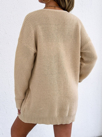 Women Ribbed Pullover