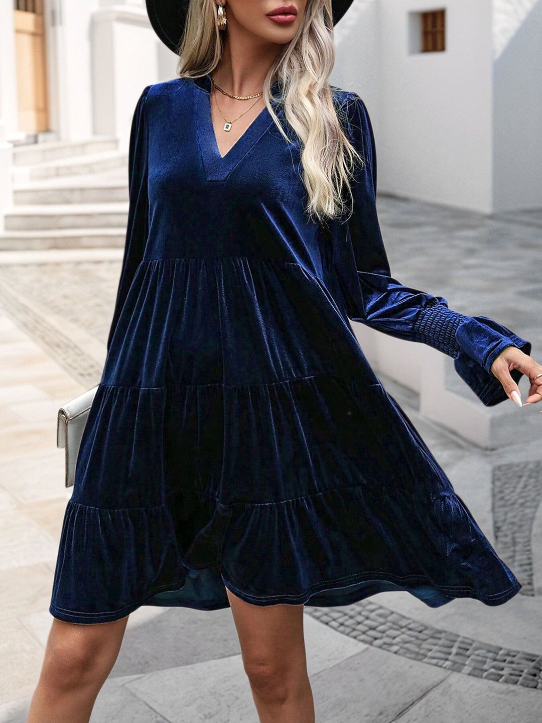 NOWI Fit & Flare Dress Style 475 - Nowi Korean Fashion