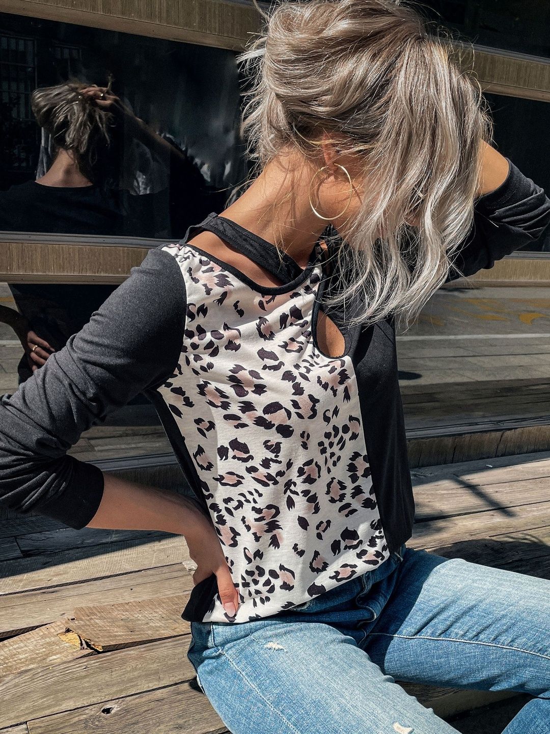 Women Colourblocked T-shirt