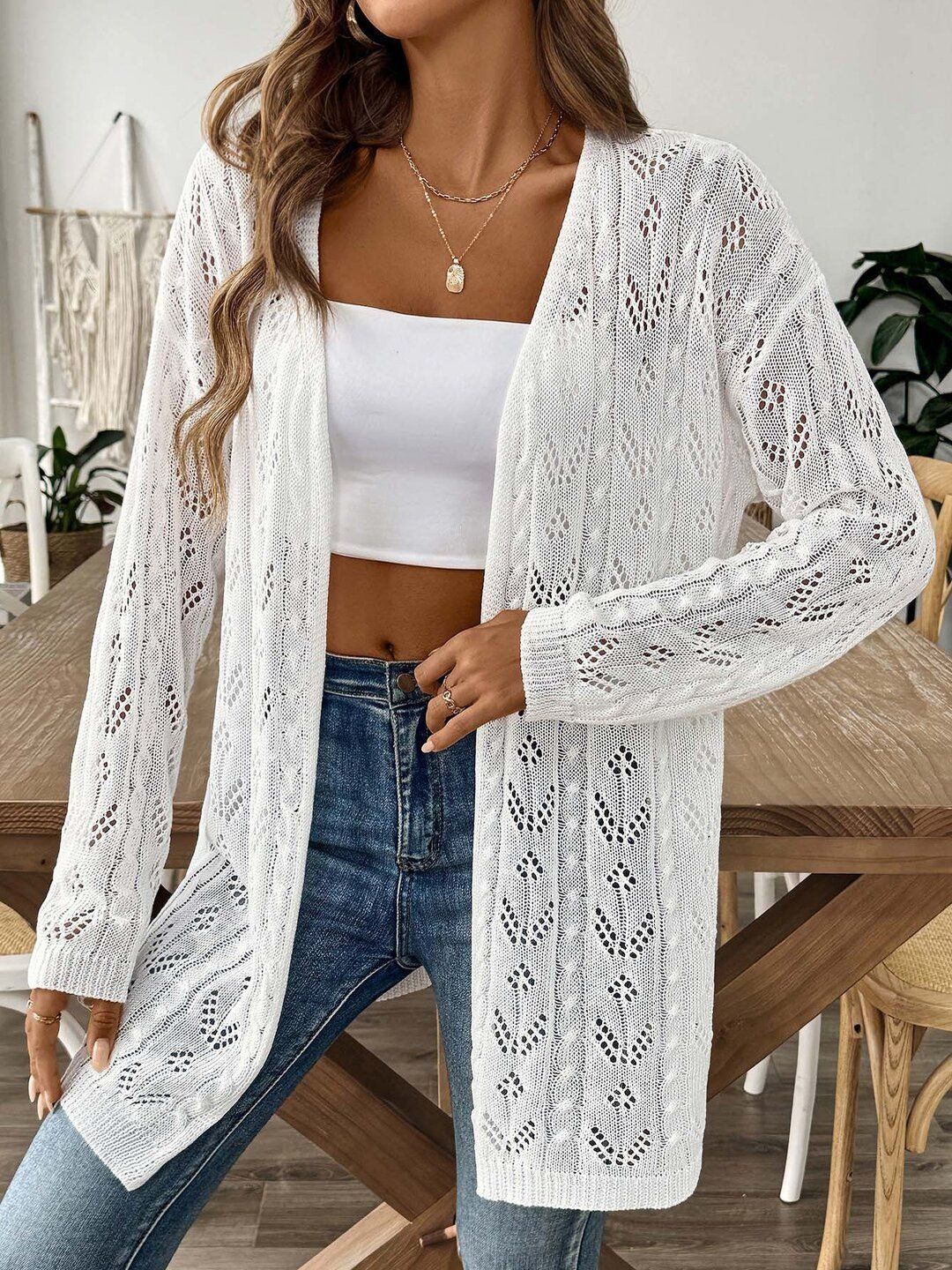 Women Longline Shrug