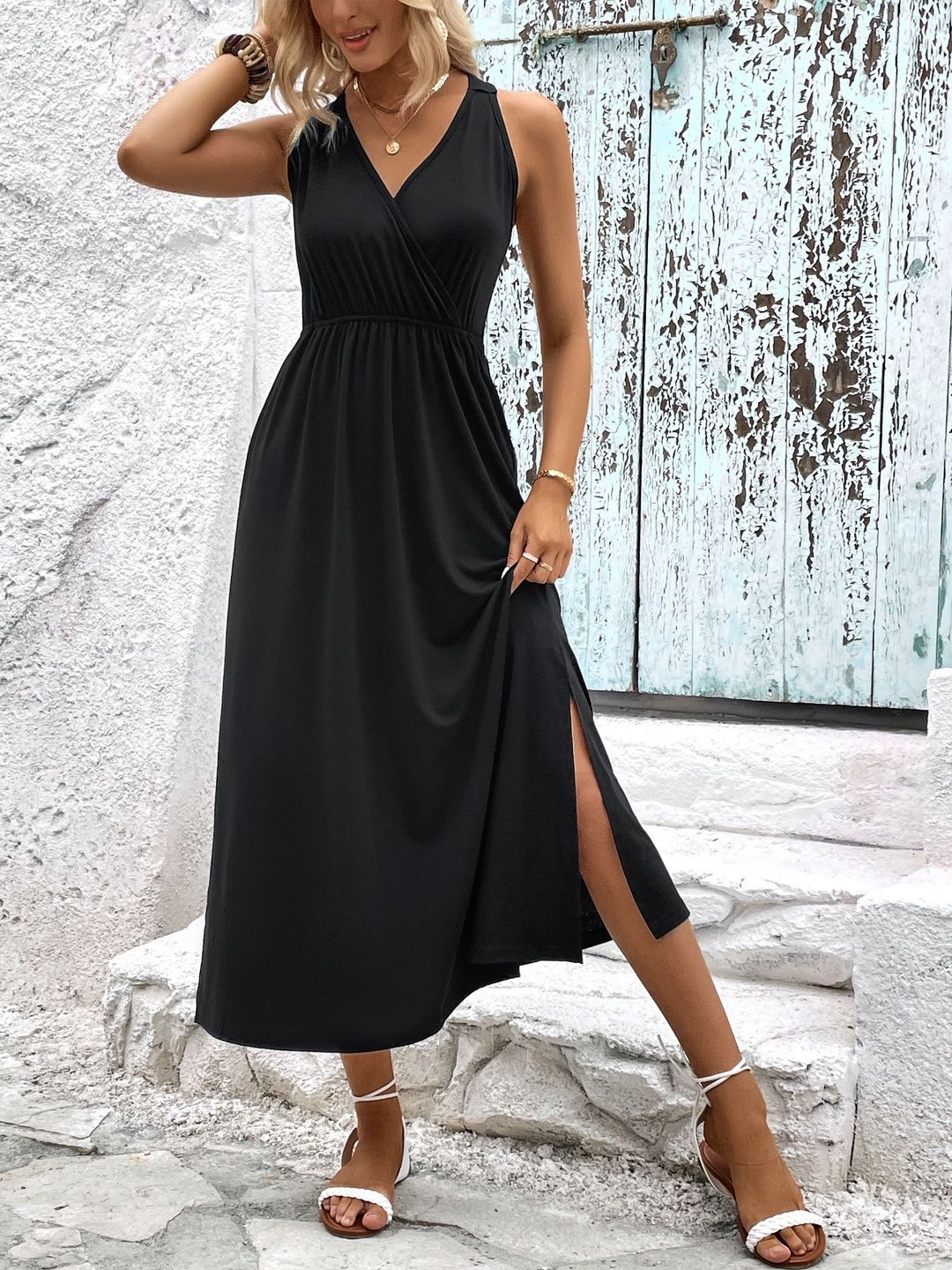 A-Line Midi Dress