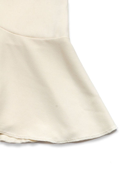 Women's Nowi Flared Sleeve Ruffles Peplum Top