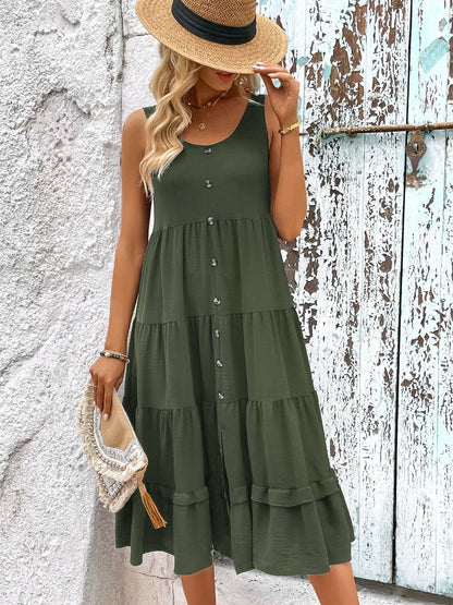 A-Line Midi Dress