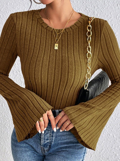 Women Ribbed Pullover