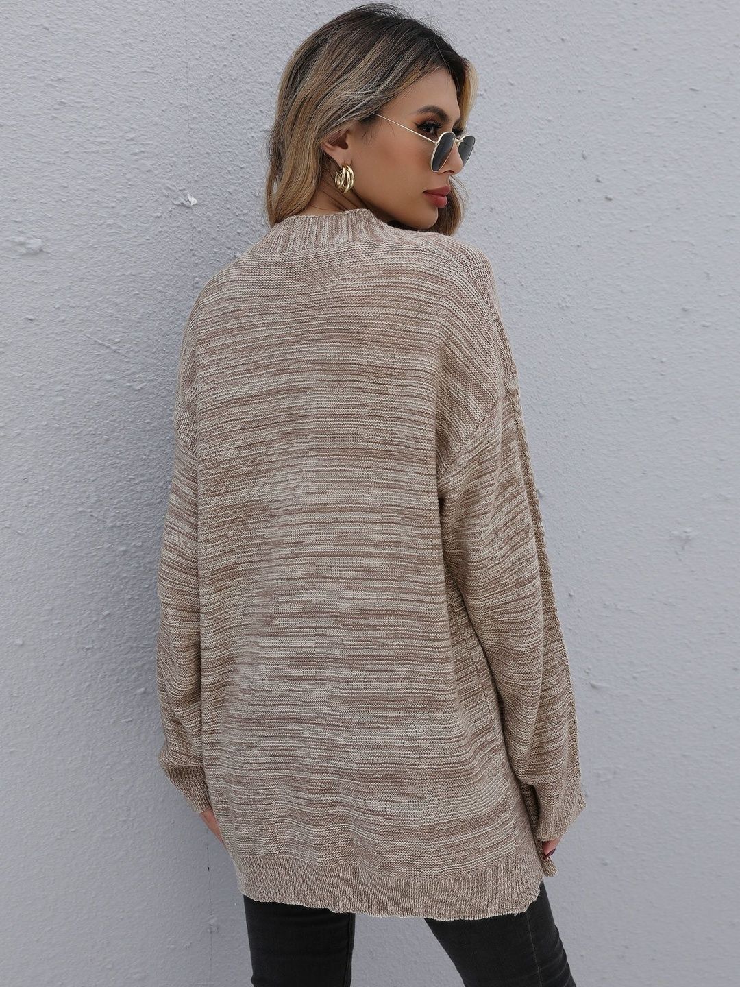 Women's Beige Colourblocked