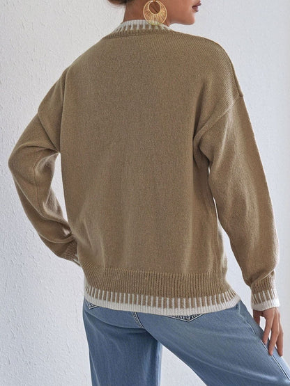 Women Pullover with Embroidered Detail