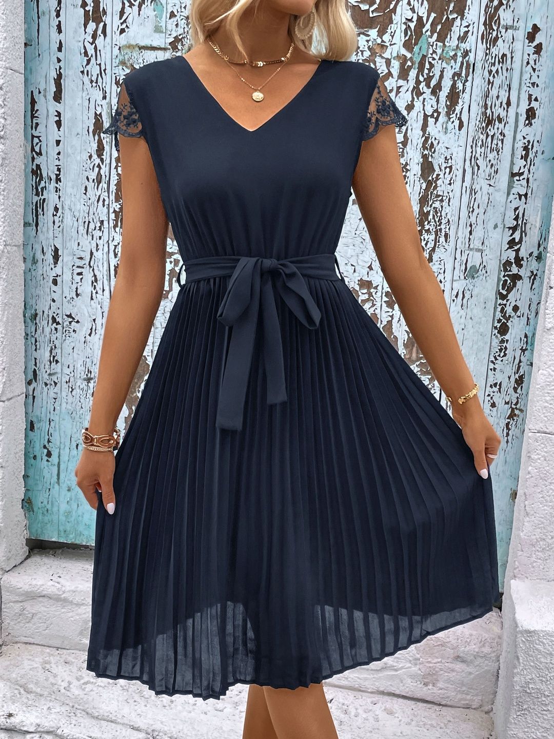 Fit & Flare Midi Dress