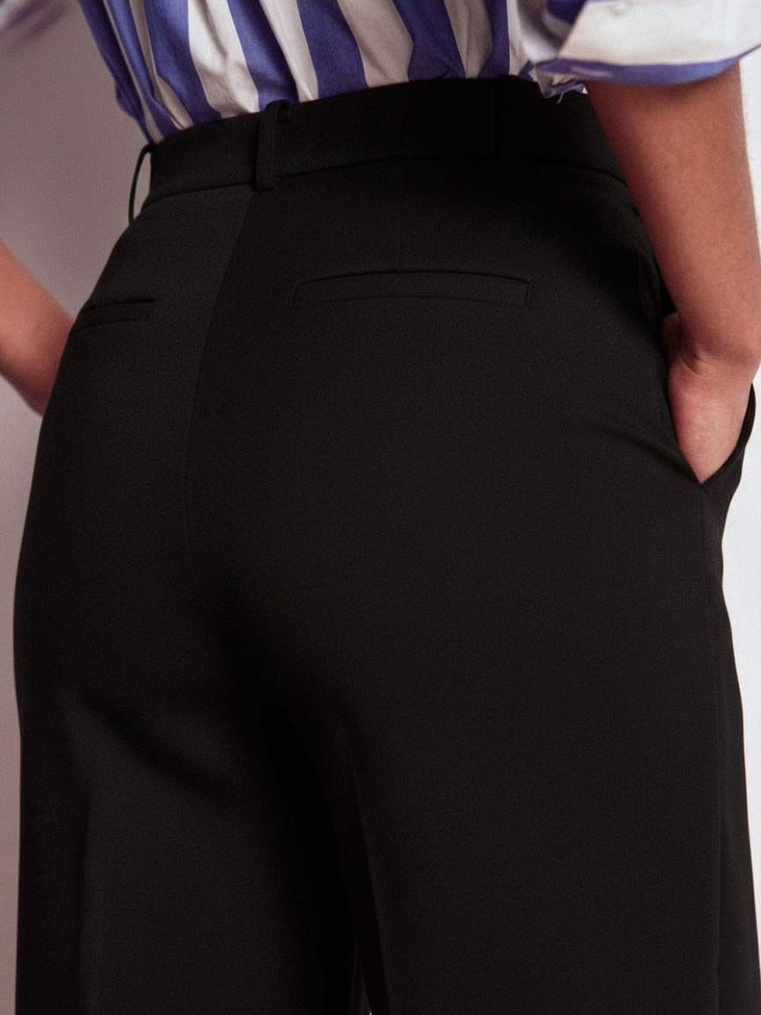 Women Straight Fit Wrinkle Free Trousers