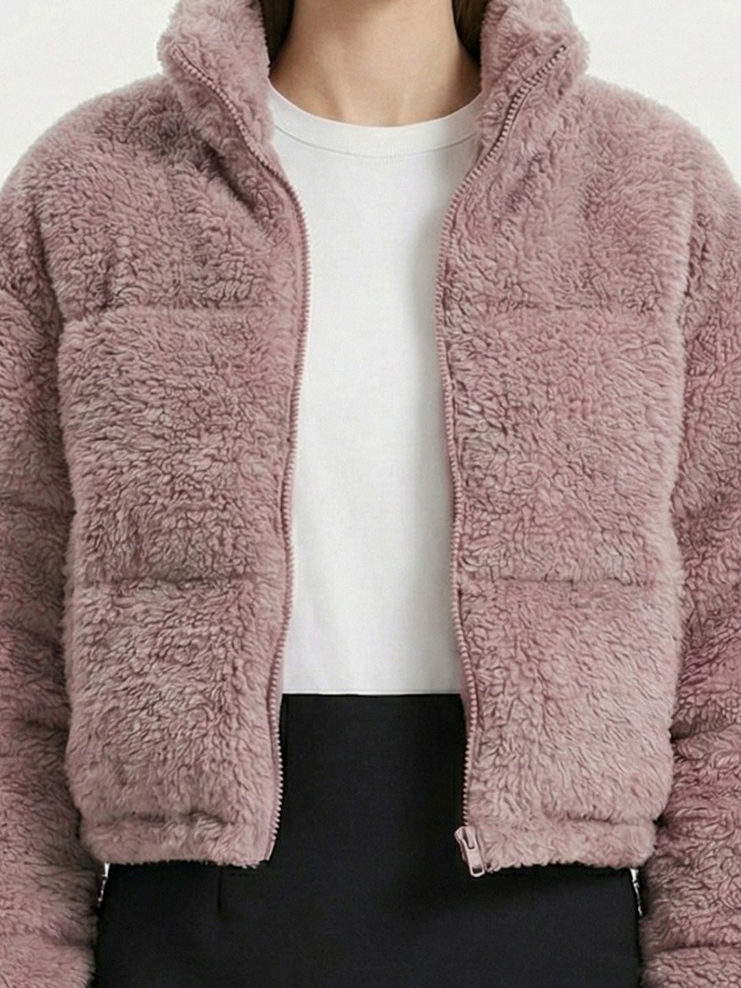 NOWI Women Crop Puffer Jacket