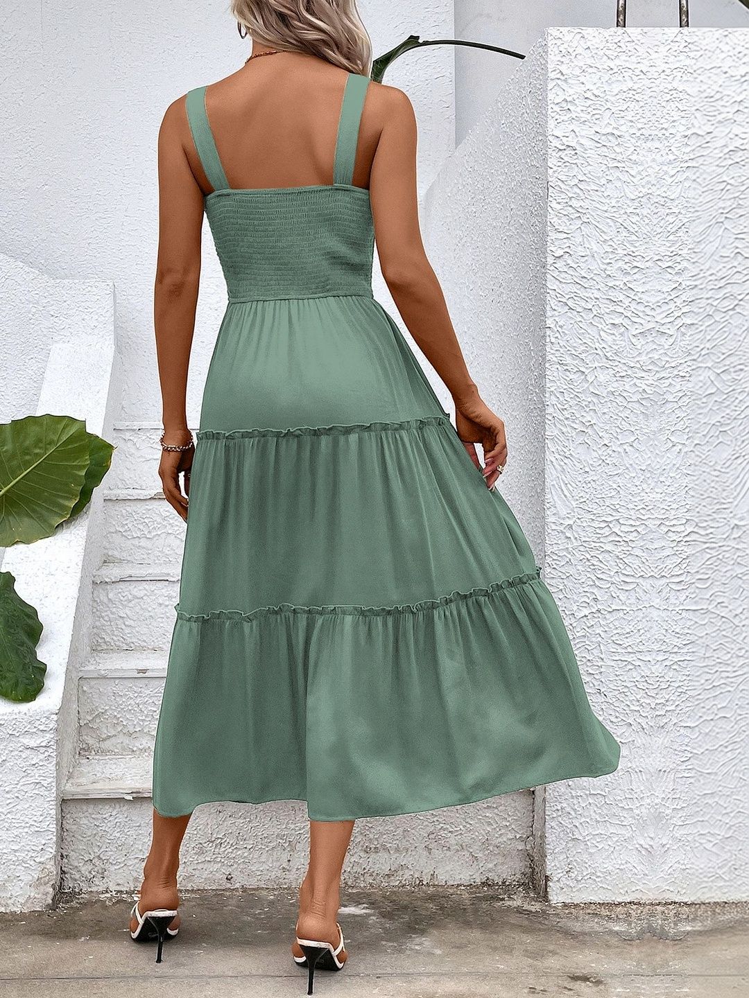 Fit & Flare Midi Dress