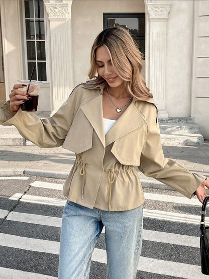 Women Lightweight Open Front Jacket