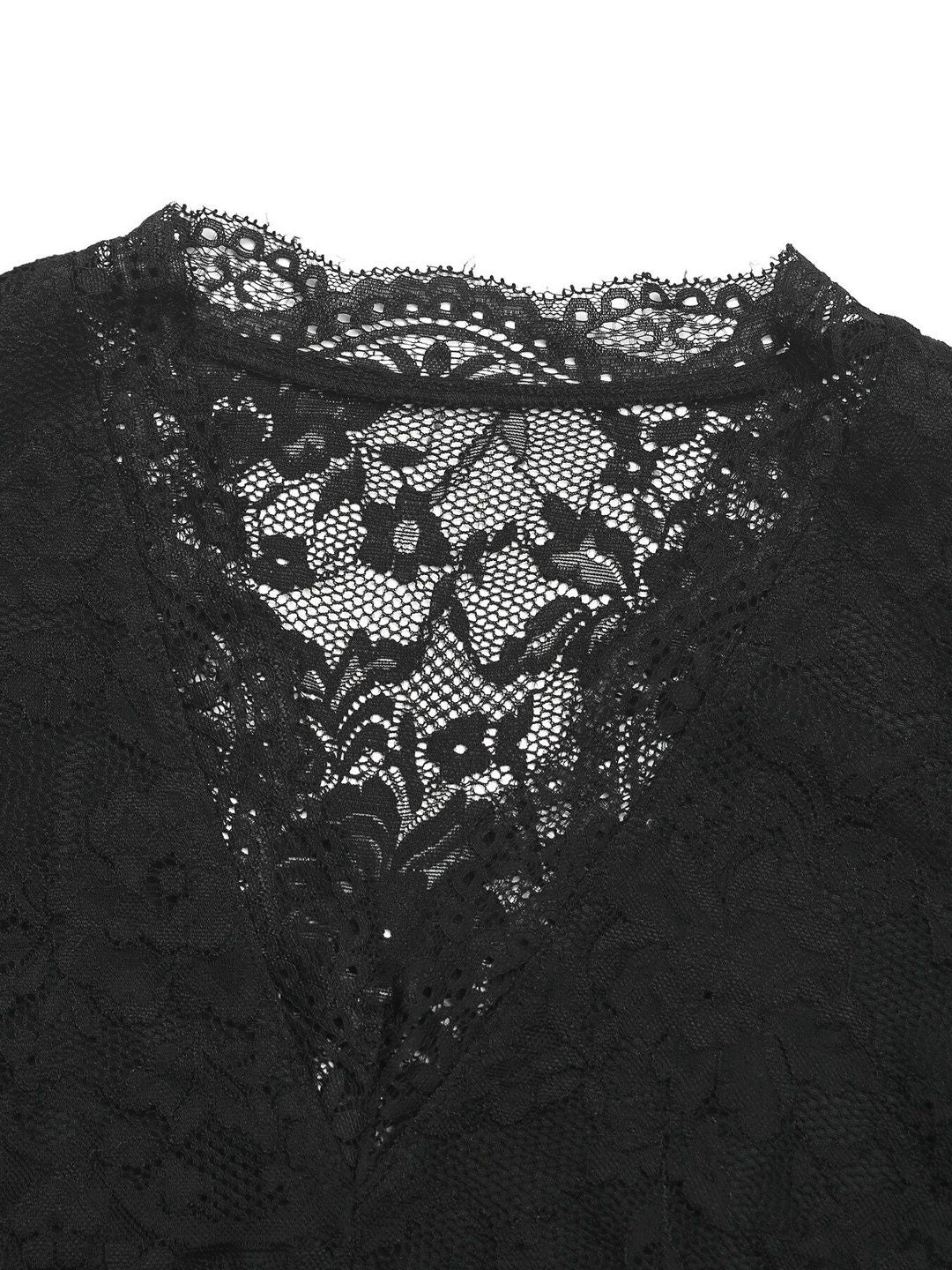 Self Design V-Neck Bodysuit