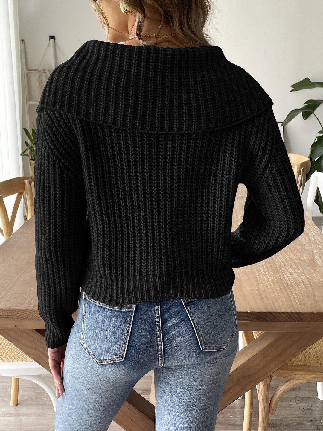 Women Pullover with Applique Detail