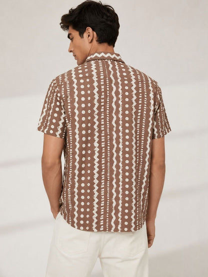 Men Standard Printed Casual Shirt