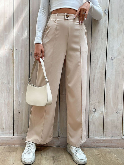 Women High-Rise Non Iron Trousers