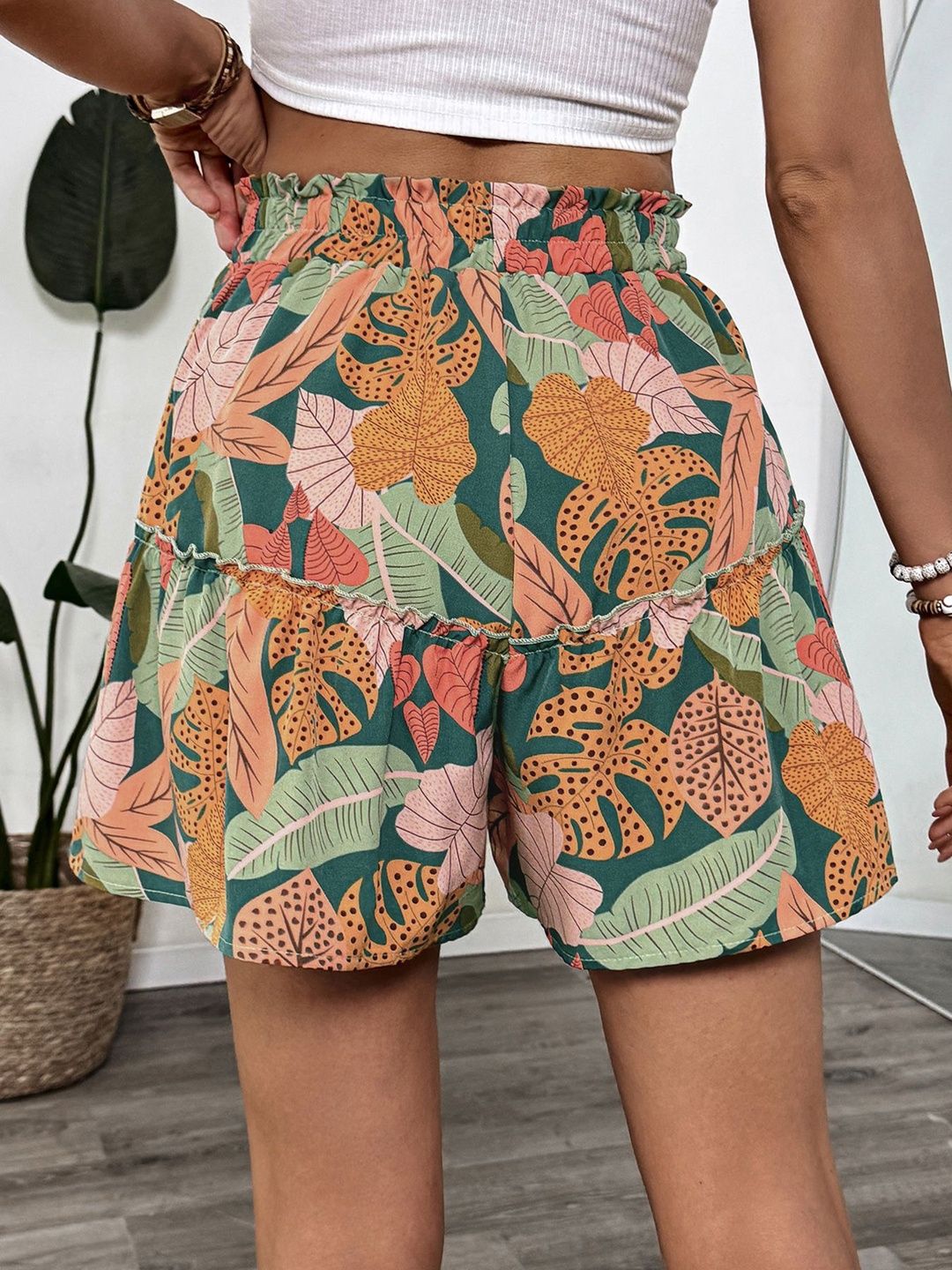 Women Floral Printed Shorts
