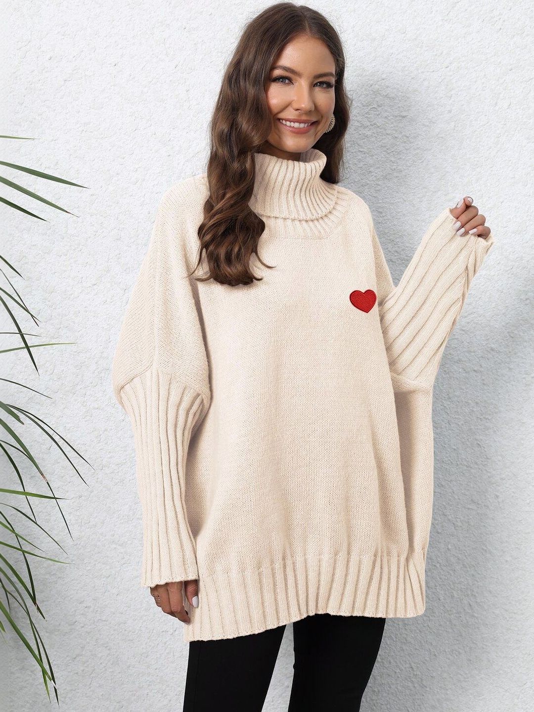 Women Pullover with Embroidered Detail