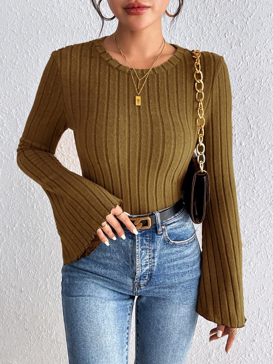 Women Ribbed Pullover
