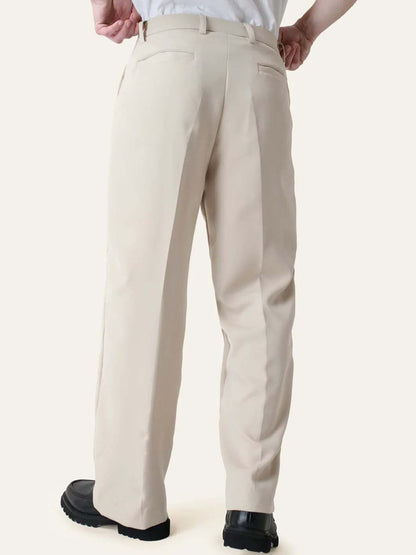 Men Slim Fit Easy Wash Trousers