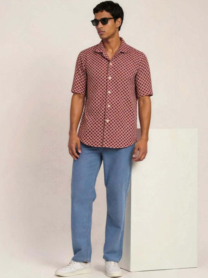 Men Printed Casual Shirt