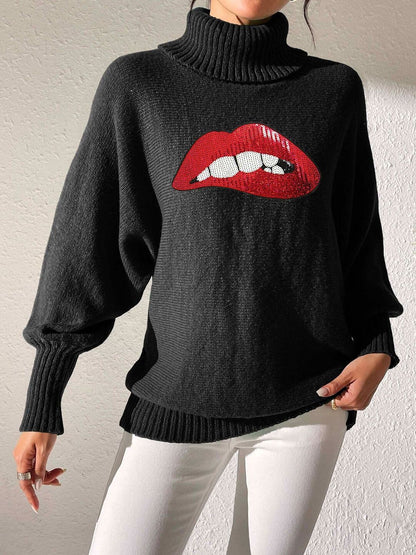 Women Printed Pullover with Embellished Detail