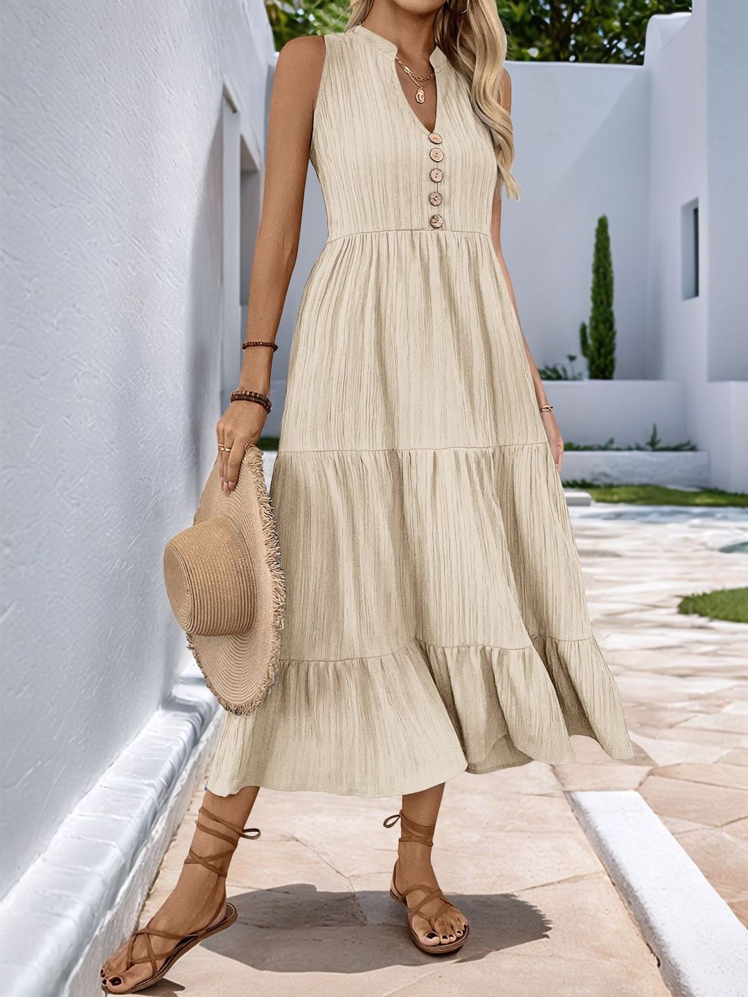 A-Line Midi Dress