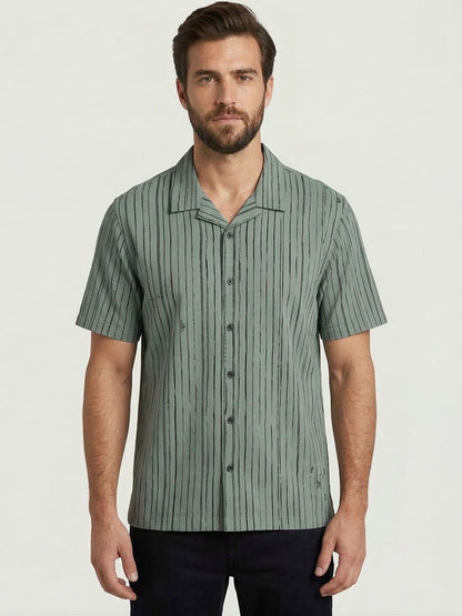 Men Multi Stripes Casual Shirt