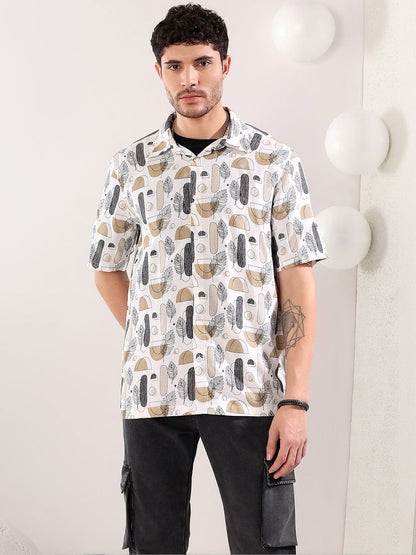Men Printed Casual Shirt