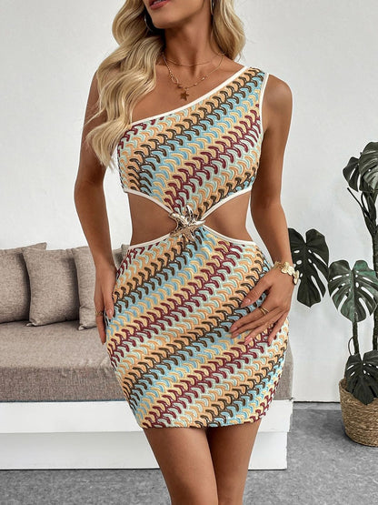 Print Bodycon Mini Dress