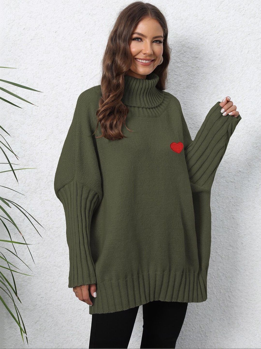 Women Pullover with Embroidered Detail