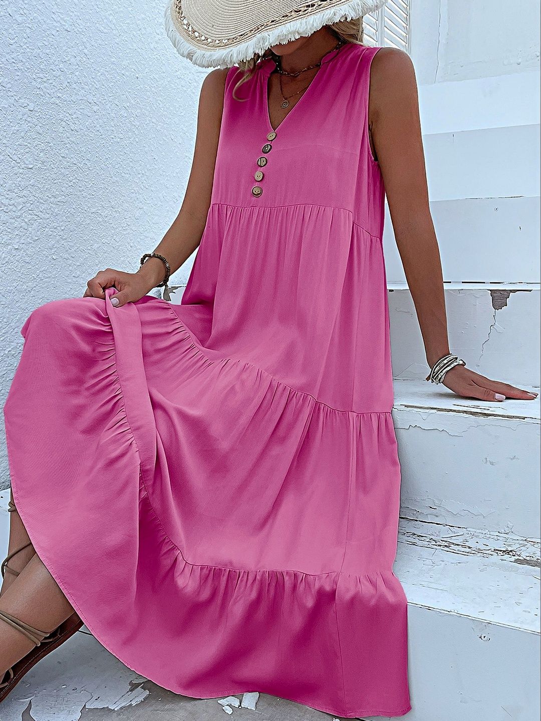 Fit & Flare Midi Dress