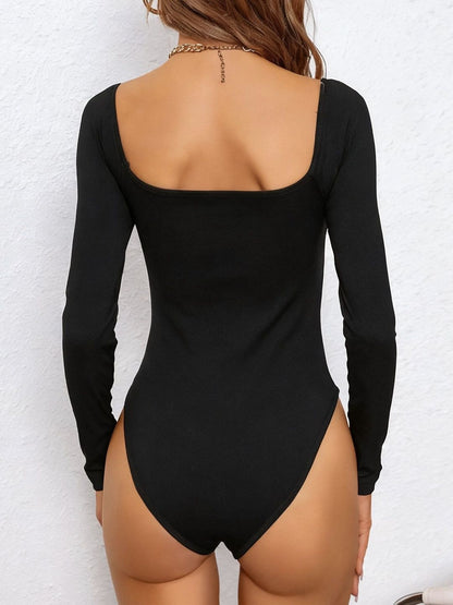 Cotton Square Neck Bodysuit