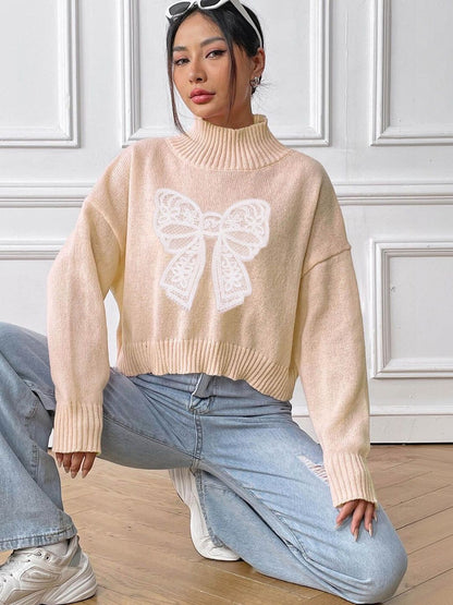 Women Printed Crop Pullover