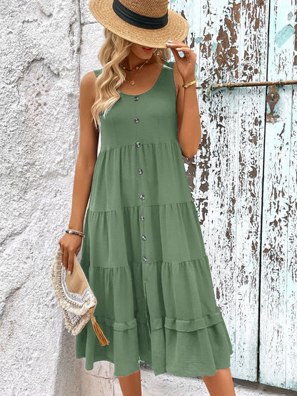 Fit & Flare Midi Dress