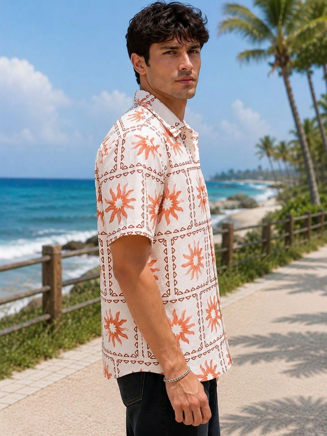 Men Printed Casual Shirt