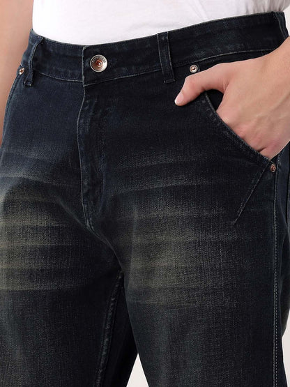 Men Straight Fit Mid-Rise Light Fade Jeans