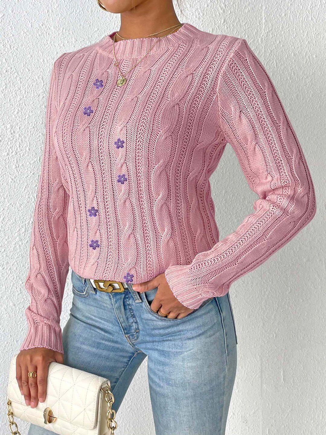 Women Cable Knit Pullover