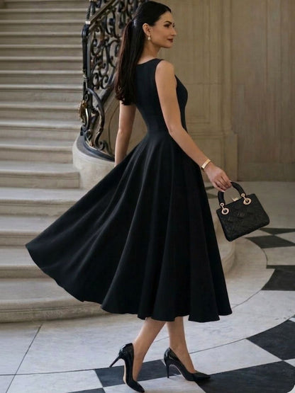 Fit & Flare Midi Dress
