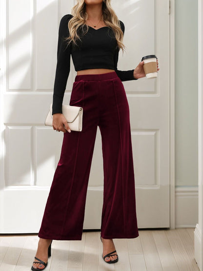 Women High-Rise Trousers